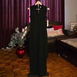 Calvin Klein Ruffle Sleeveless Wide Leg Jumpsuit!